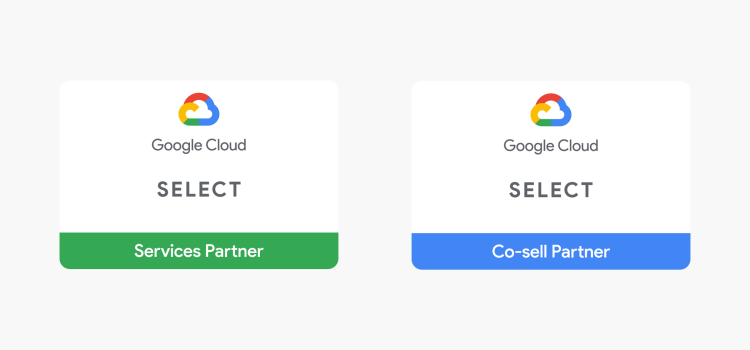 Google Cloud SELECT Services Partner, Google Cloud SELECT Co-sell Partner